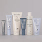 Face Reality Deluxe Age Defense Kit featuring Barrier Balance Creamy Cleanser, Moisture Balance Toner, Antioxidant Peptide Eye Gel, Antioxidant Peptide Serum, HydraRemedy Serum, and Cran-Peptide Cream to hydrate, support collagen, and improve the appearance of fine lines at The Skyn Distillery Wayzata Minnesota.