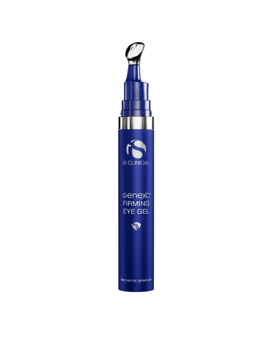 iS Clinical GeneXC Firming Eye Gel with vitamin C to brighten, smooth, and firm tired under eyes for a more radiant appearance at The Skyn Distillery Wayzata MN