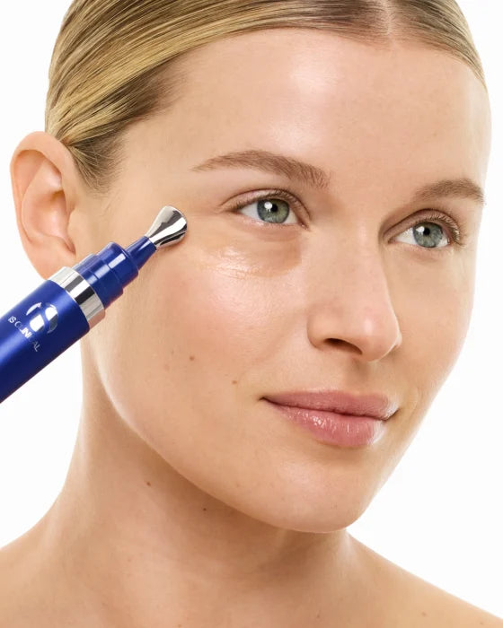iS Clinical GeneXC Firming Eye Gel to hydrate, smooth fine lines, and brighten the under eye area for a refreshed look at The Skyn Distillery Wayzata Minnesota
