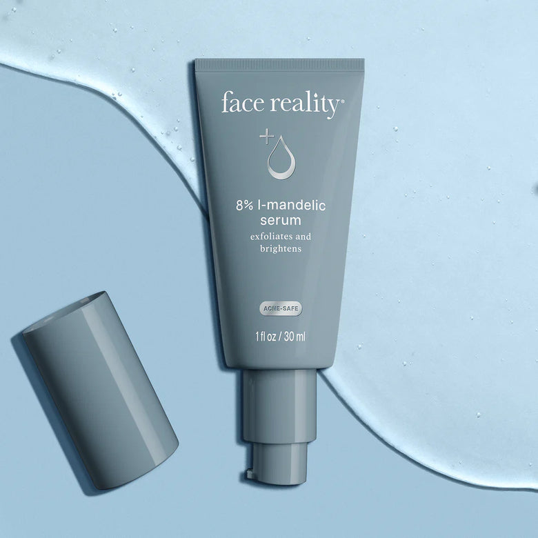 Face Reality Clear Skin System to clear acne using the 8% l mandelic Serum in wayzata mn
